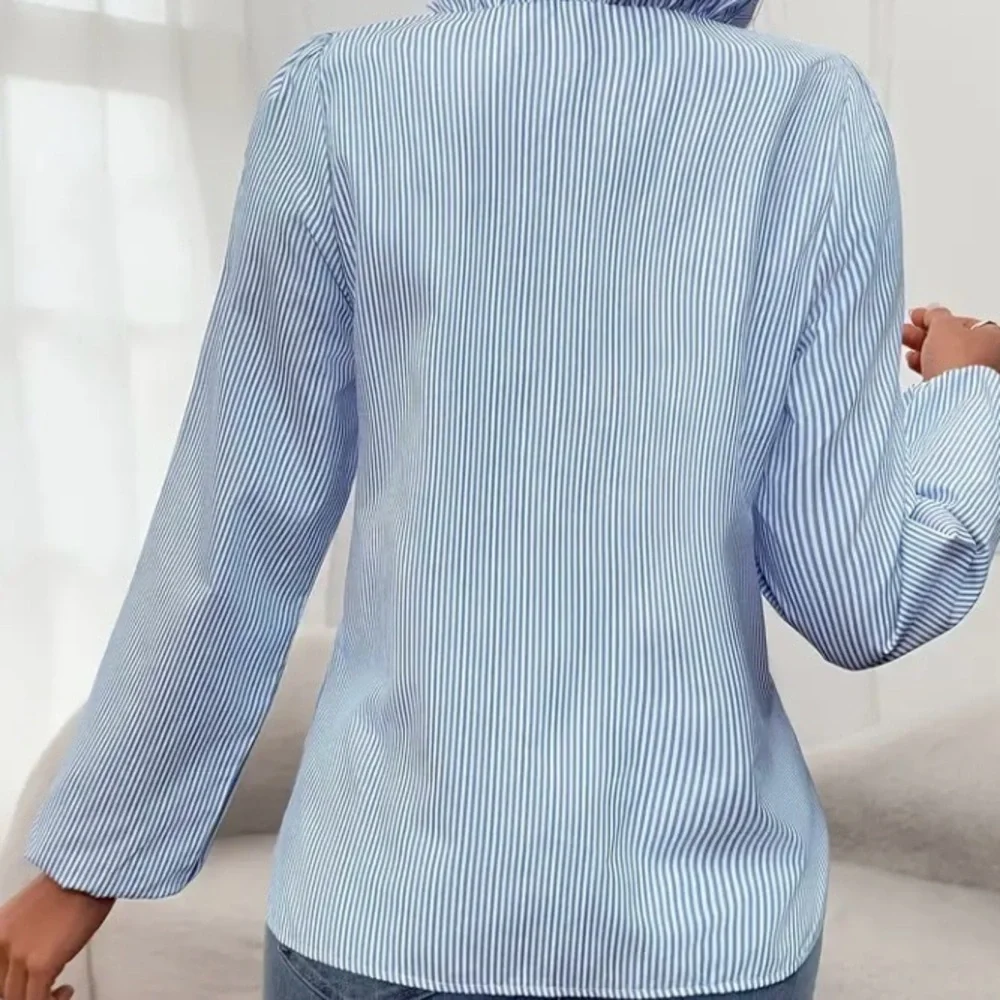 Blue Striped Women's Top